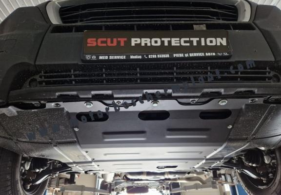 Aluminium Motor, Versnellingsbak en Radiator Beschermplaat voor Citroen Jumper