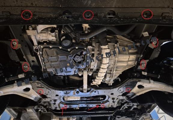 Motor, Versnellingsbak en Radiator Beschermplaat voor Renault Master