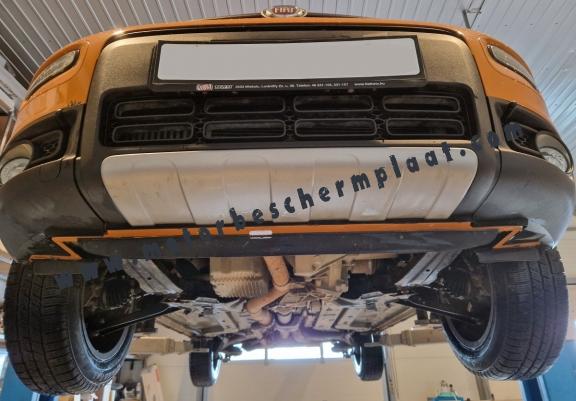 Motor, Versnellingsbak en Radiator Beschermplaat voor Fiat Panda 4x2