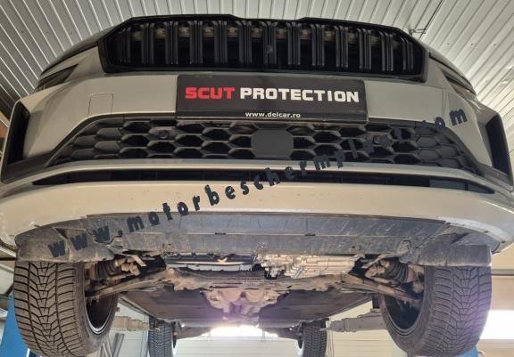 Aluminium Motor, Versnellingsbak en Radiator Beschermplaat voor Skoda Kodiaq