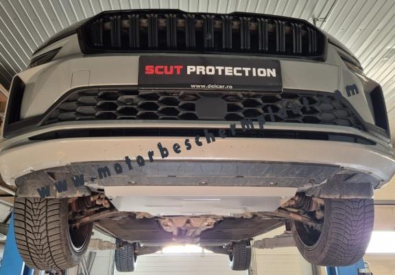 Aluminium Motor, Versnellingsbak en Radiator Beschermplaat voor Skoda Kodiaq