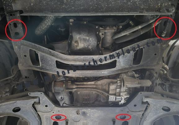 Motor en Versnellingsbak Beschermplaat voor Ford Transit - 4x4