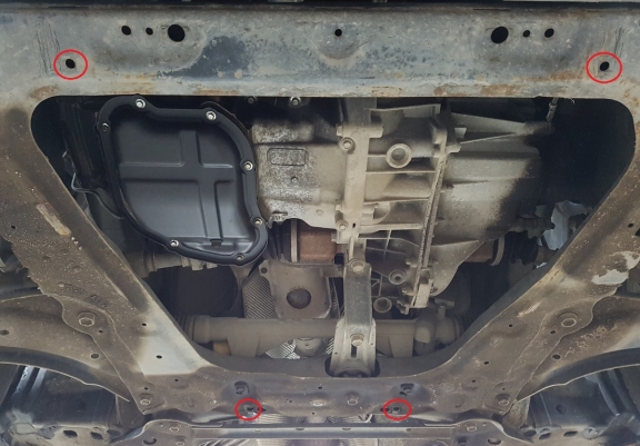 Motor en Versnellingsbak Beschermplaat voor Nissan Pulsar