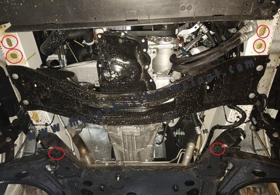 Motor en Versnellingsbak Beschermplaat voor Ford Transit- FWD