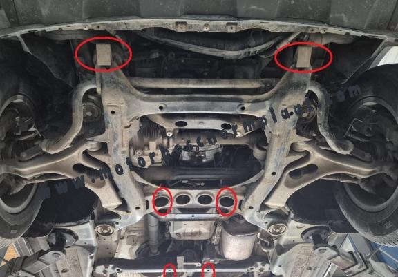 Motor Beschermplaat voor VW Touareg 7P