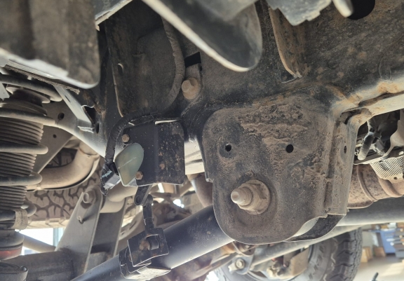 Aluminium motorbeschermplaat voor sensor van achterste trailing arm Ford Ranger Raptor