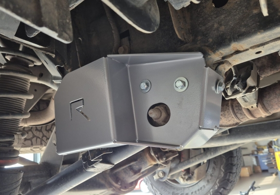 Aluminium motorbeschermplaat voor sensor van achterste trailing arm Ford Ranger Raptor