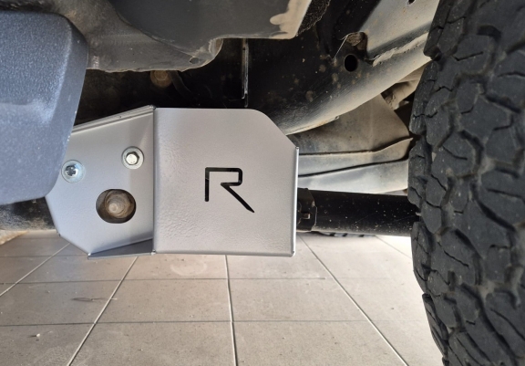 Aluminium motorbeschermplaat voor sensor van achterste trailing arm Ford Ranger Raptor