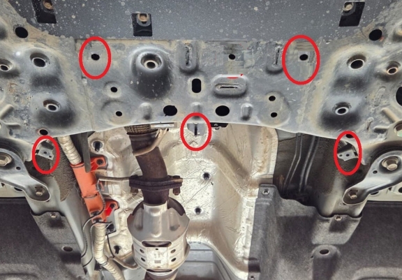 Motor, Versnellingsbak en Radiator Beschermplaat voor Hyundai Tucson