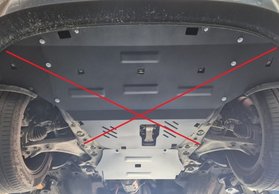 Motor, Versnellingsbak en Radiator Beschermplaat voor Hyundai Tucson