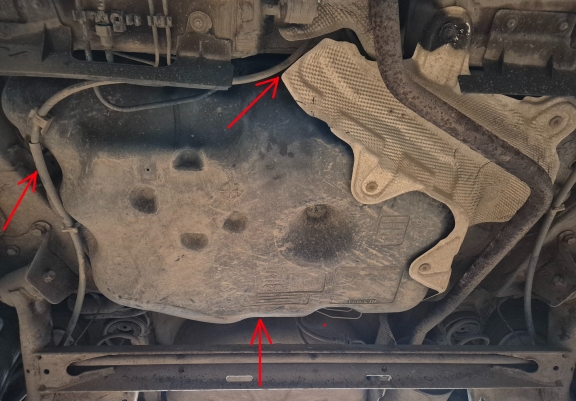 Brandstoftank Beschermplaat voor Dacia Sandero