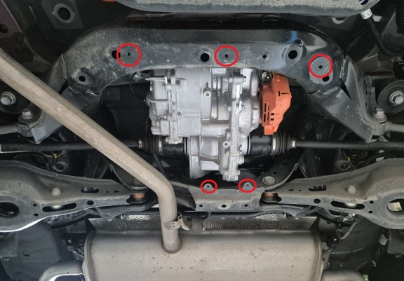 Aluminium Differentieel Beschermplaat voor Toyota Rav4