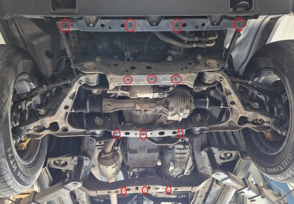 Motor Beschermplaat voor Baic Beijing BJ40