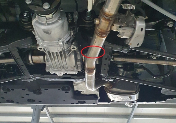 Aluminium EGR-klep Beschermplaat voor Dacia Duster 