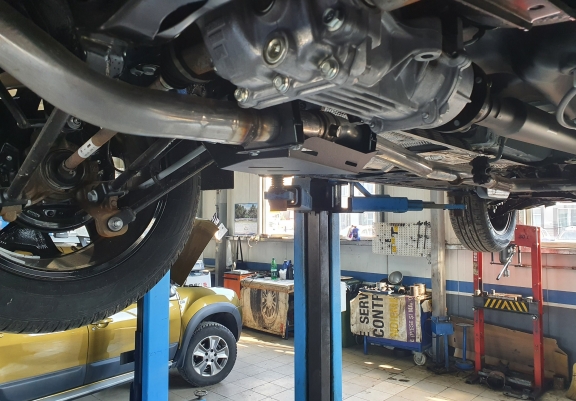 Aluminium EGR-klep Beschermplaat voor Dacia Duster 