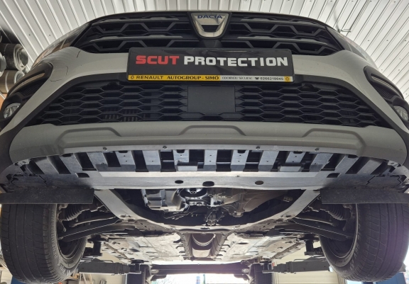 Aluminium Motor, Versnellingsbak en Radiator Beschermplaat voor Dacia Sandero Stepway