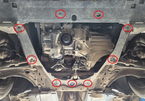Aluminium Motor, Versnellingsbak en Radiator Beschermplaat voor Dacia Sandero Stepway