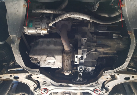 Aluminium Motor Beschermplaat voor Skoda Octavia