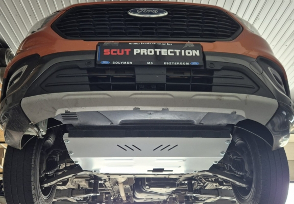 Aluminium Motor en Versnellingsbak Beschermplaat voor Ford Transit Custom - FWD