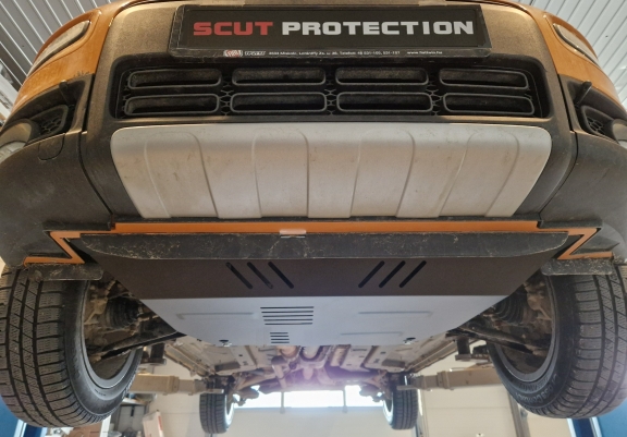 Motor, Versnellingsbak en Radiator Beschermplaat voor Fiat Panda 4x2
