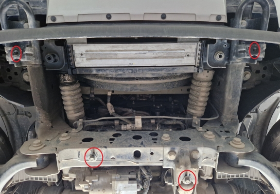 Aluminium Radiator Beschermplaat voor Ford Ranger