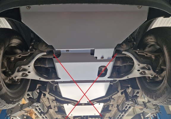 Aluminium Radiator Beschermplaat voor Ford Ranger