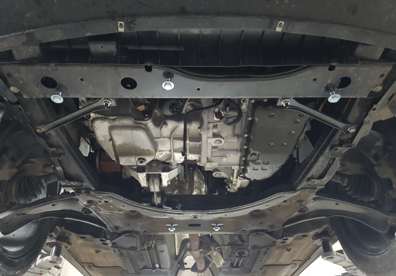 Motor en Versnellingsbak Beschermplaat voor Nissan Qashqai J11 - Aluminium