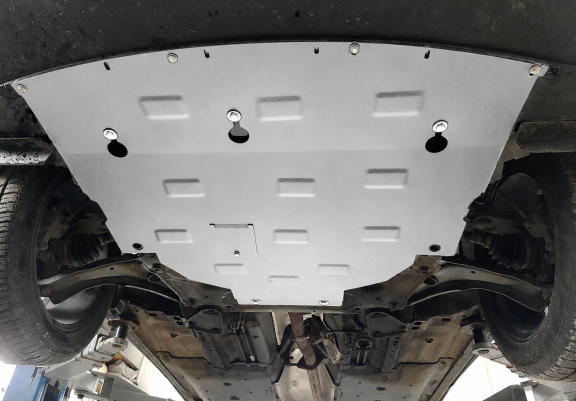 Motor en Versnellingsbak Beschermplaat voor Nissan Qashqai J11 - Aluminium
