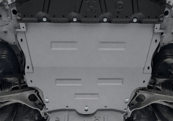 Motor en Versnellingsbak Beschermplaat voor Nissan X-Trail T33 - Aluminium
