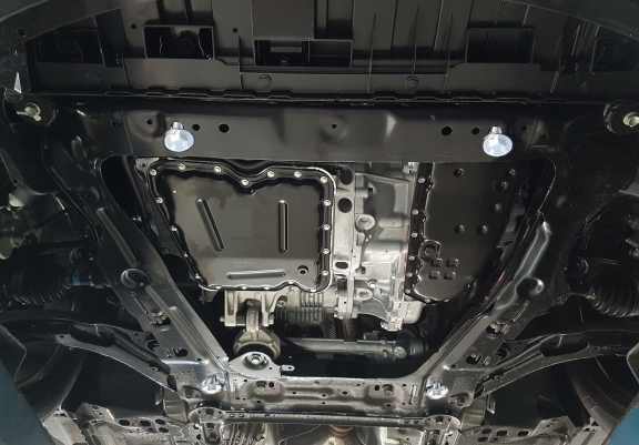 Motor en Versnellingsbak Beschermplaat voor Nissan X-Trail T32 - Aluminium