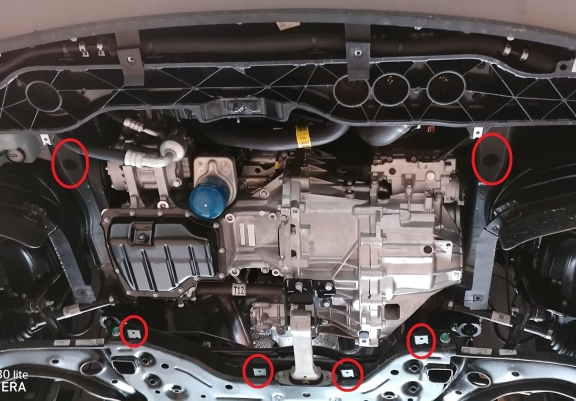 Aluminium Motor Beschermplaat voor Kia Sportage