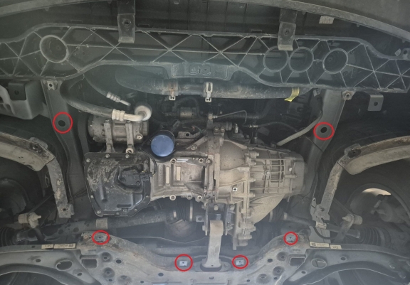 Motor, Versnellingsbak en Radiator Beschermplaat voor Hyundai Tucson