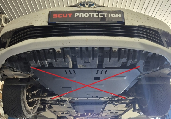 Katalysator/cat lock Beschermplaat voor Toyota Prius 3