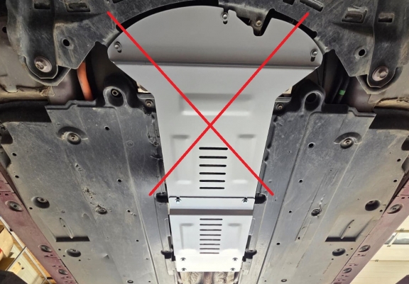 Aluminium katalysatorbeschermer / kat-slot voor Suzuki Swace