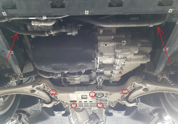 Aluminium Motor Beschermplaat voor Audi Q2