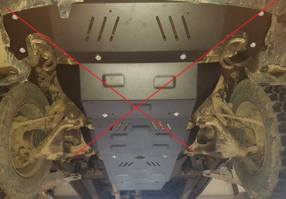 Versnellingsbak en Differentieel Beschermplaat voor Toyota Hilux