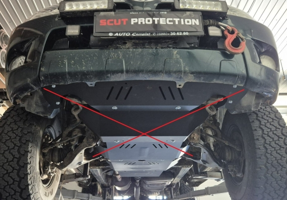 Versnellingsbak en Deeltjes Filter Beschermplaat voor Toyota Hilux Revo