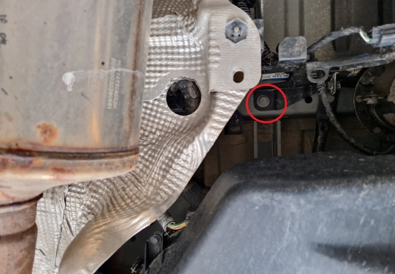 Katalysator/cat lock Beschermplaat voor Nissan NV300