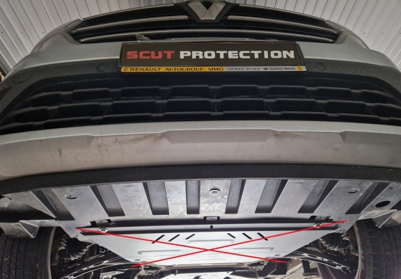 Katalysator/cat lock Beschermplaat voor Nissan NV300