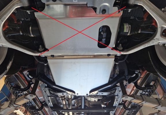 Versnellingsbak aluminium  Beschermplaat voor Volkswagen Amarok