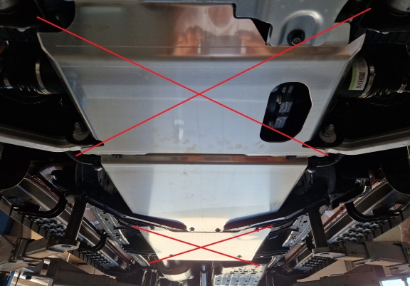 Versnellingsbak aluminium  Beschermplaat voor Volkswagen Amarok