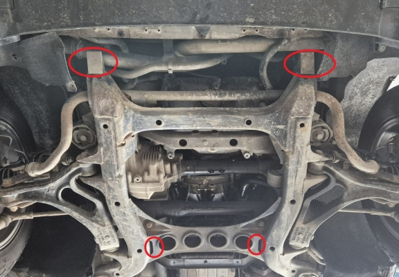 Motor Beschermplaat voor Porsche Cayenne