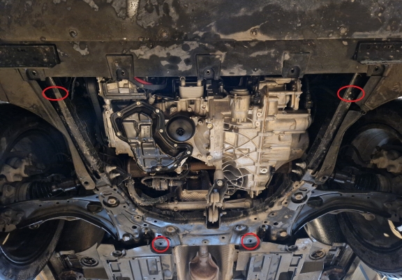 Motor en Versnellingsbak Beschermplaat voor Renault Clio 6