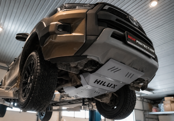 Radiator aluminium  Beschermplaat voor Toyota Hilux Revo