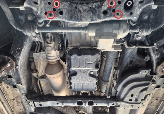 Motor Beschermplaat voor Toyota Land Cruiser - promotie pakket aluminium