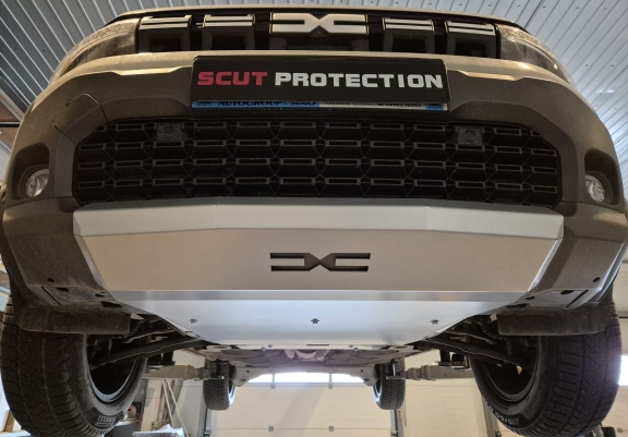 Motor, Versnellingsbak en Radiator  aluminium Beschermplaat voor Dacia Duster- 4x2