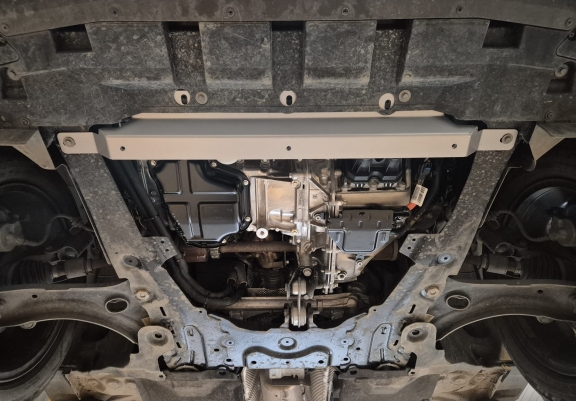 Motor, Versnellingsbak en Radiator  aluminium Beschermplaat voor Dacia Duster- 4x2