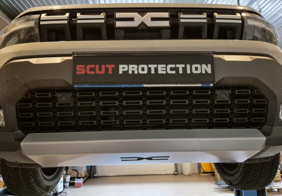 Motor, Versnellingsbak en Radiator  aluminium Beschermplaat voor Dacia Duster- 4x2
