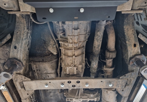 Versnellingsbak aluminium  Beschermplaat voor Nissan Pathfinder