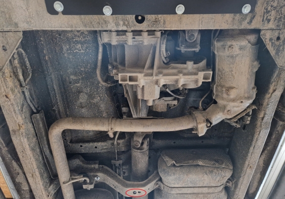 Versnellingsbak aluminium  Beschermplaat voor Nissan Pathfinder